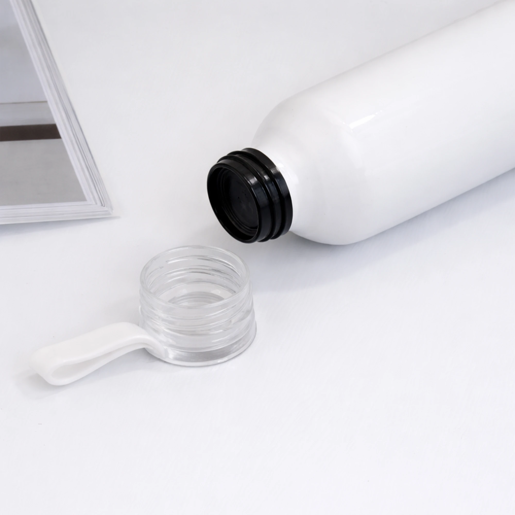 בקבוק אלומיניום רצועת סיליקון (2)