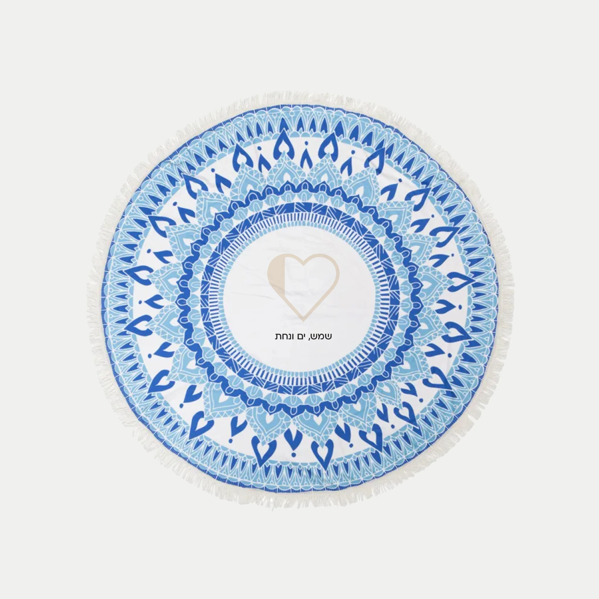 מגבת חוף עגולה מנדלה (2)